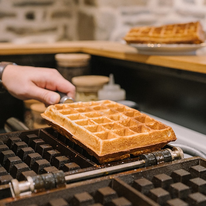 Yuragim Piastra per Waffle, Mini Waffles Piastra, Piccolo Maker