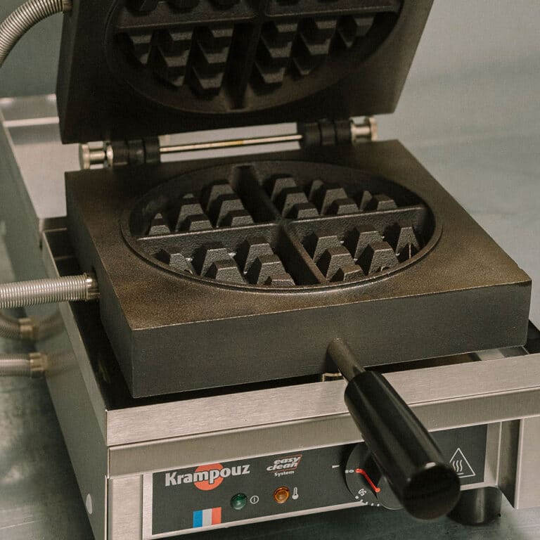 Gaufrier rond robuste