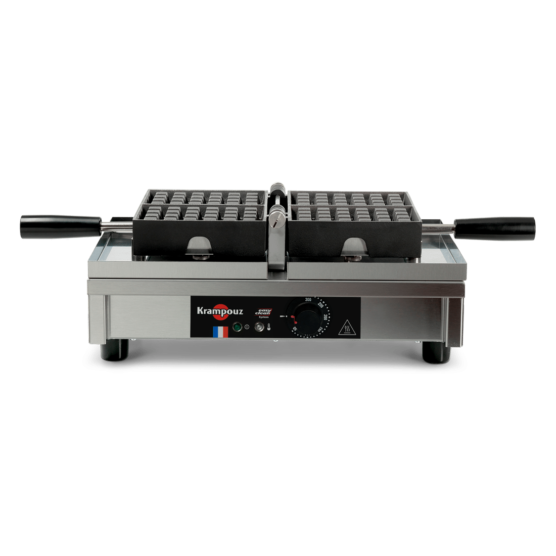 Single 4*6 Liège waffle maker with 180° opening, L/R