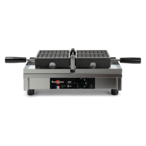 Gaufrier professionnel électrique 4x7 Bruxelles 180° simple G/D Krampouz